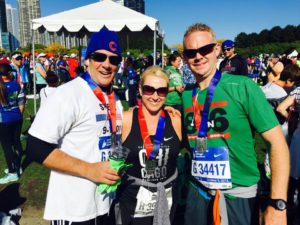 dr-craig-evans-dr-steve-harvery-family-chicago-marathon-2016